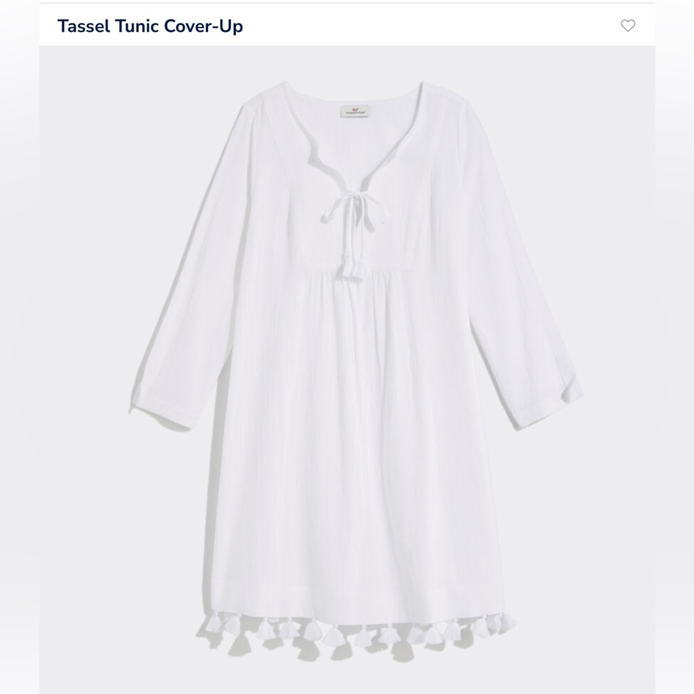 Vineyard Vines Tassel Tunic Coverup